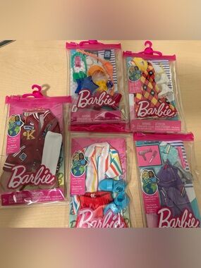 5 sets of BN Barbie Clothing